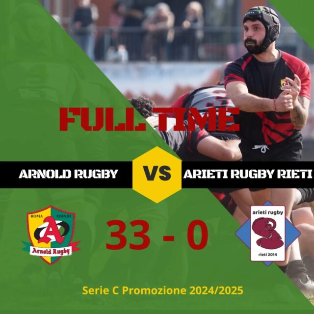 reportage ARNOLD Rugby  vs ARIETI Rugby